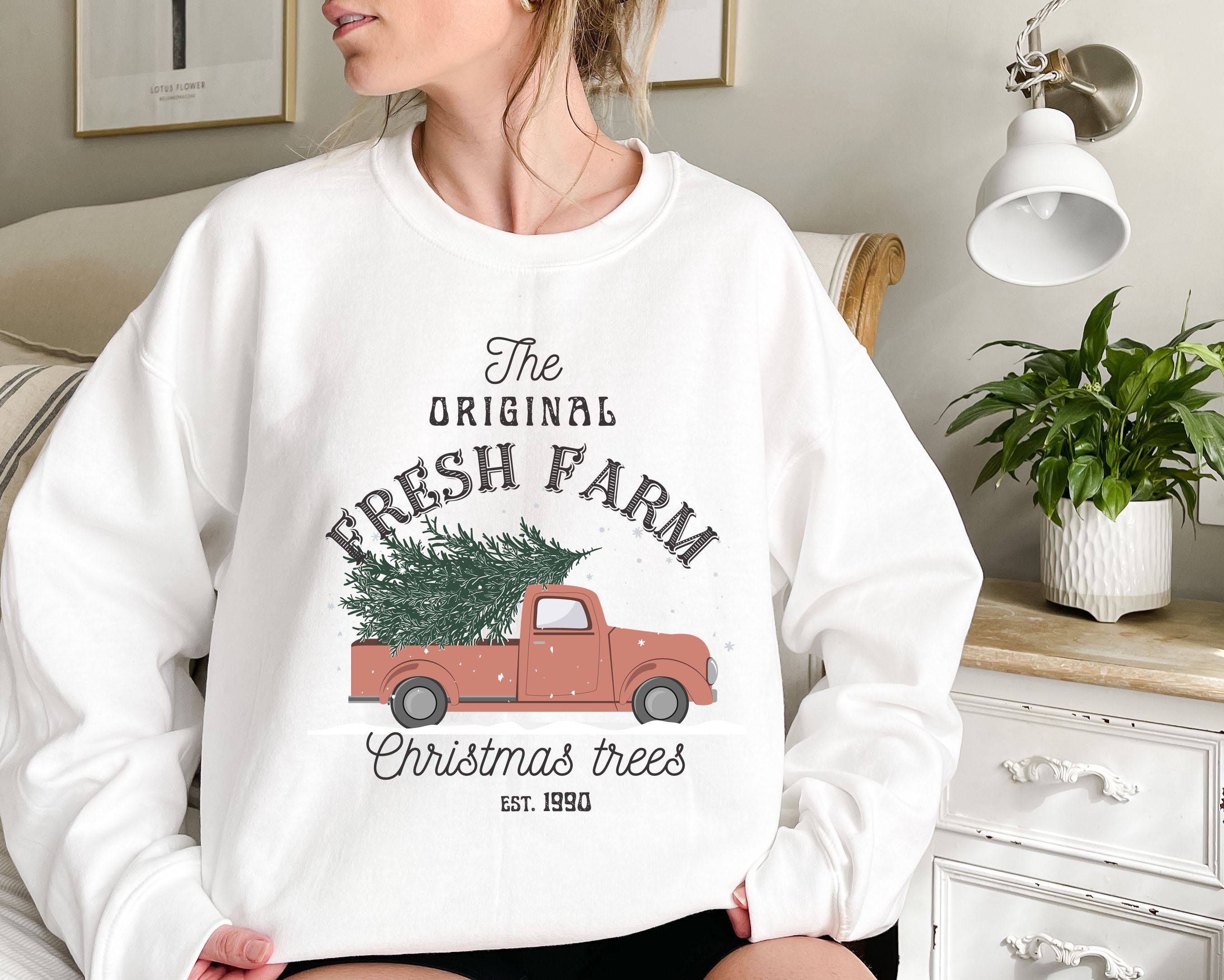 The Original Fresh Farm Christmas Trees Sweatshirt