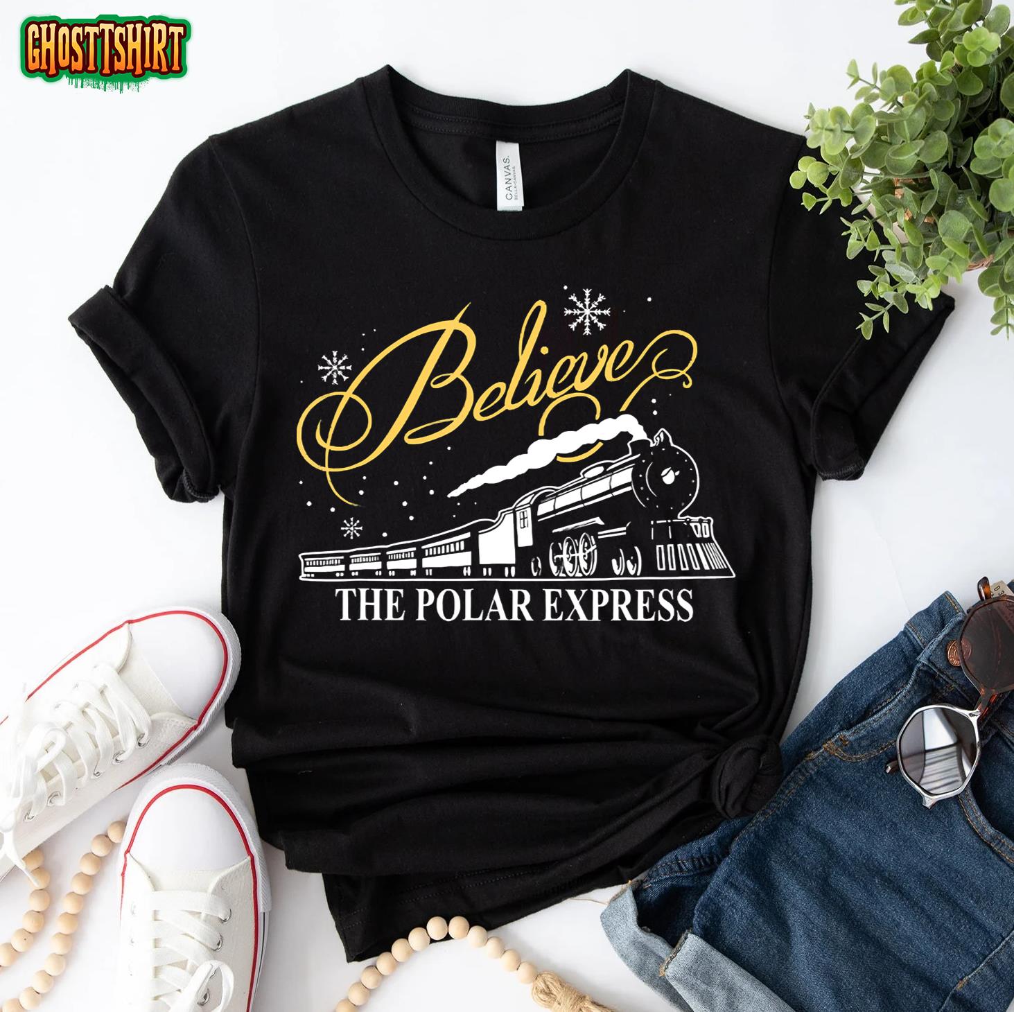 The Polar Express Believe – Christmas Family Pajamas T-Shirt