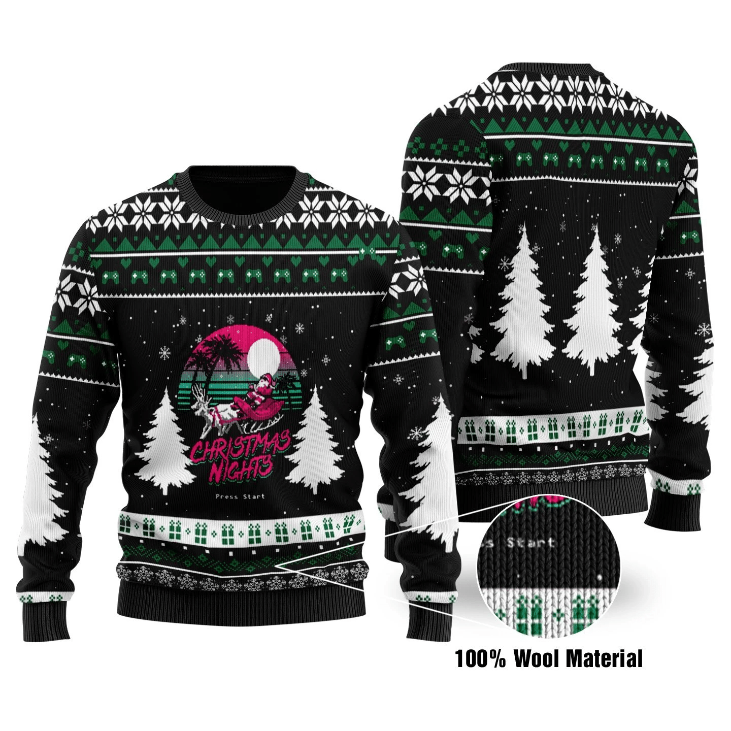 The Retro Vintage Ugly Christmas Sweater | For Men & Women | Adult | US1656- Best Christmas Gifts 2023