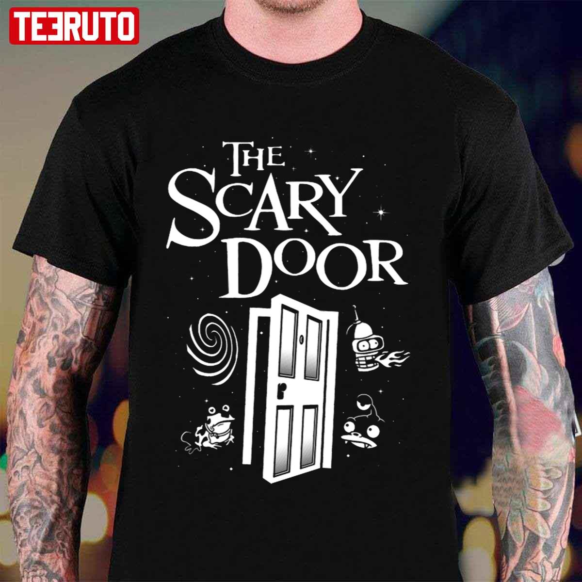 The Scary Door Halloween Unisex T-Shirt