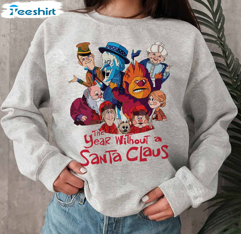 The Year Without A Santa Claus Shirt, Miser Christmas Long Sleeve Unisex Hoodie