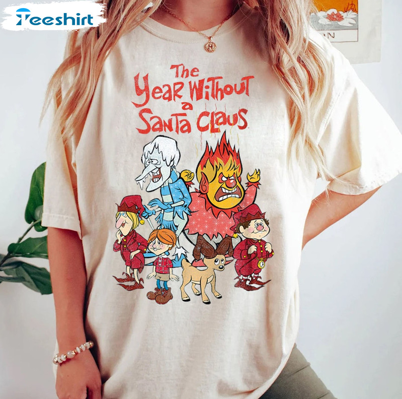 The Year Without Santa Claus Shirt – Christmas Unisex Hoodie Sweatshirt Vintage Style