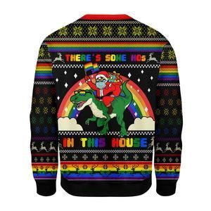 There’s Some Hos In This House Ugly Christmas Sweater | For Men & Women | Adult | US3375- Best Christmas Gifts 2023