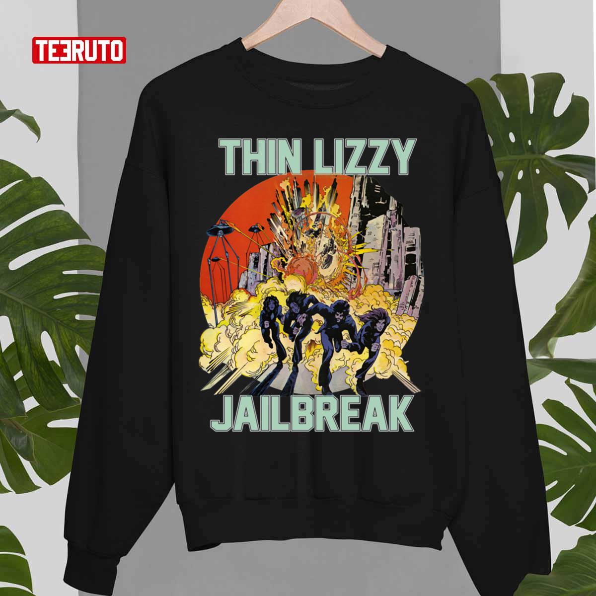 Thin Lizzy Jailbreak Explosion Halloween Unisex Sweatshirt