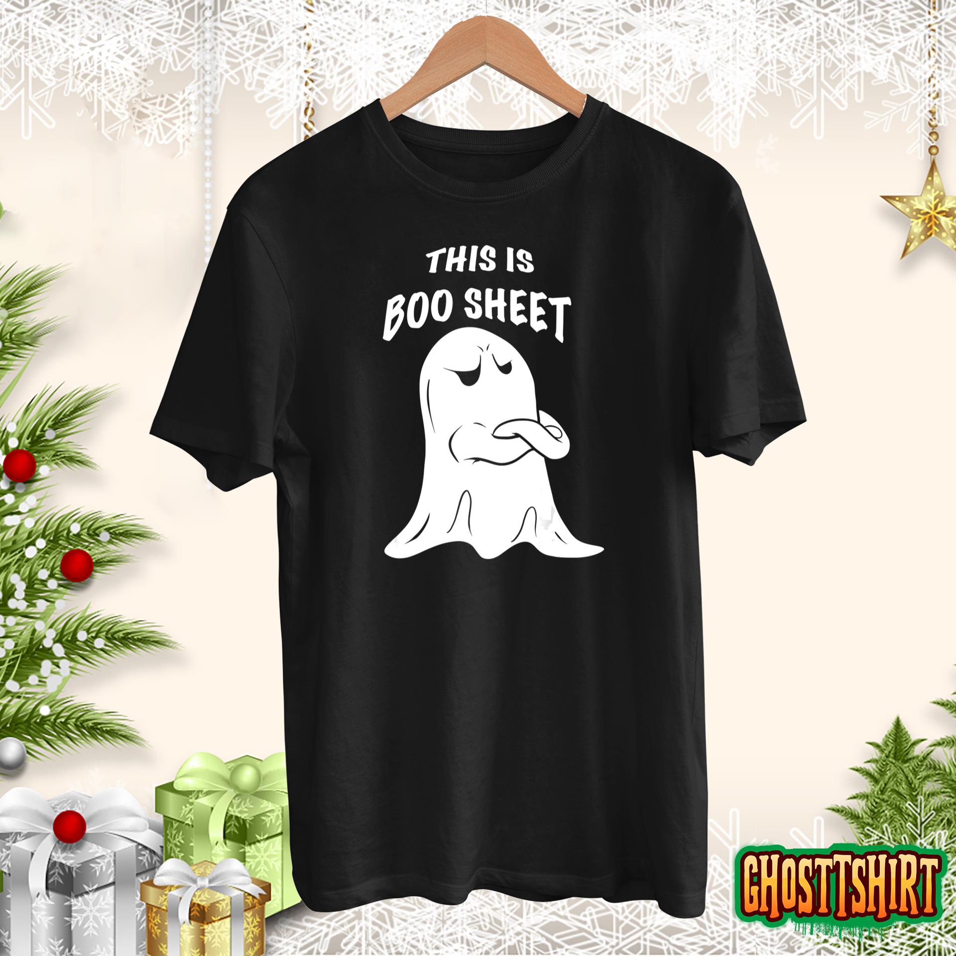 This Is Boo Sheet Funny Halloween Ghost Costume T-Shirt