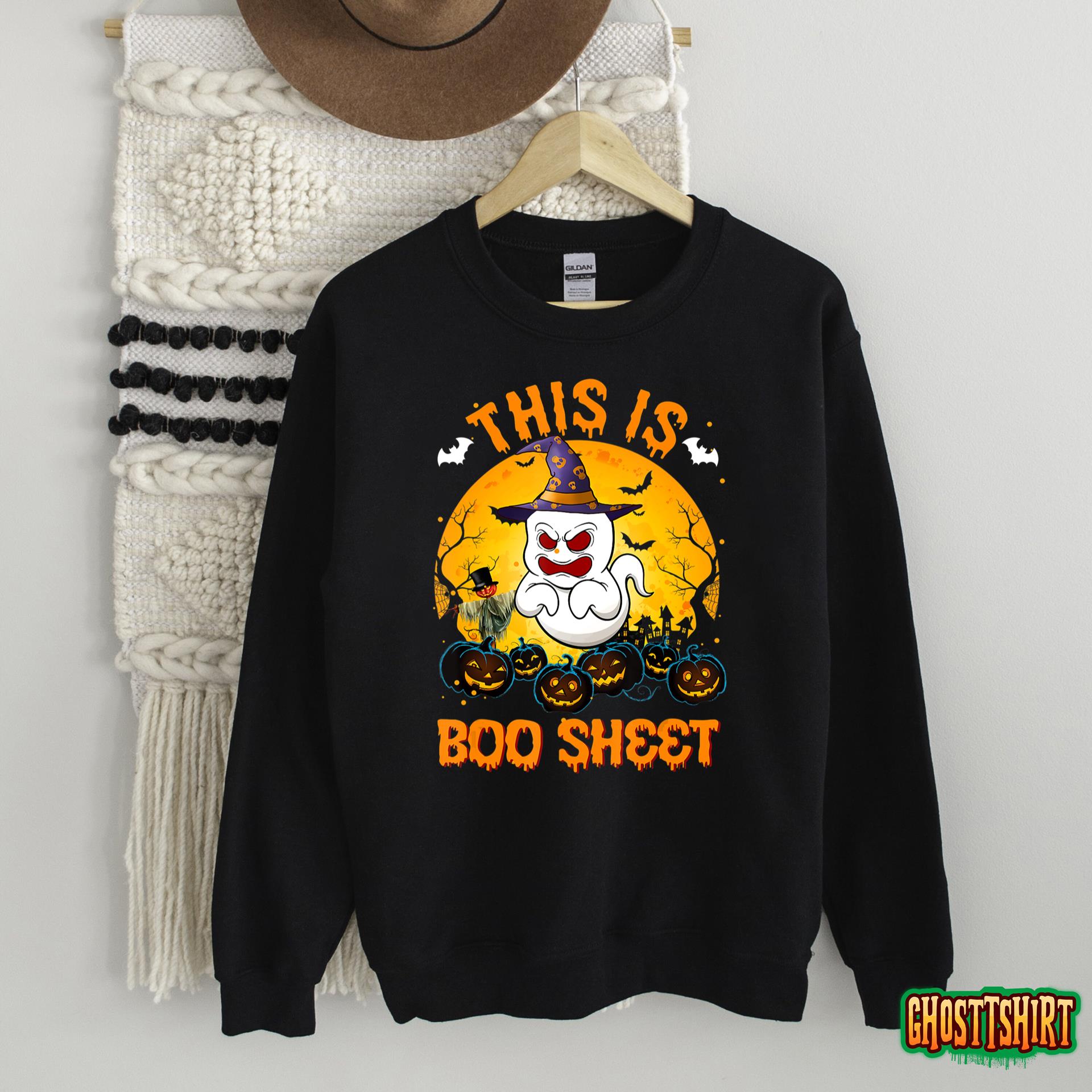 This Is Boo Sheet Ghost Retro Halloween 2022 Sweatshirt