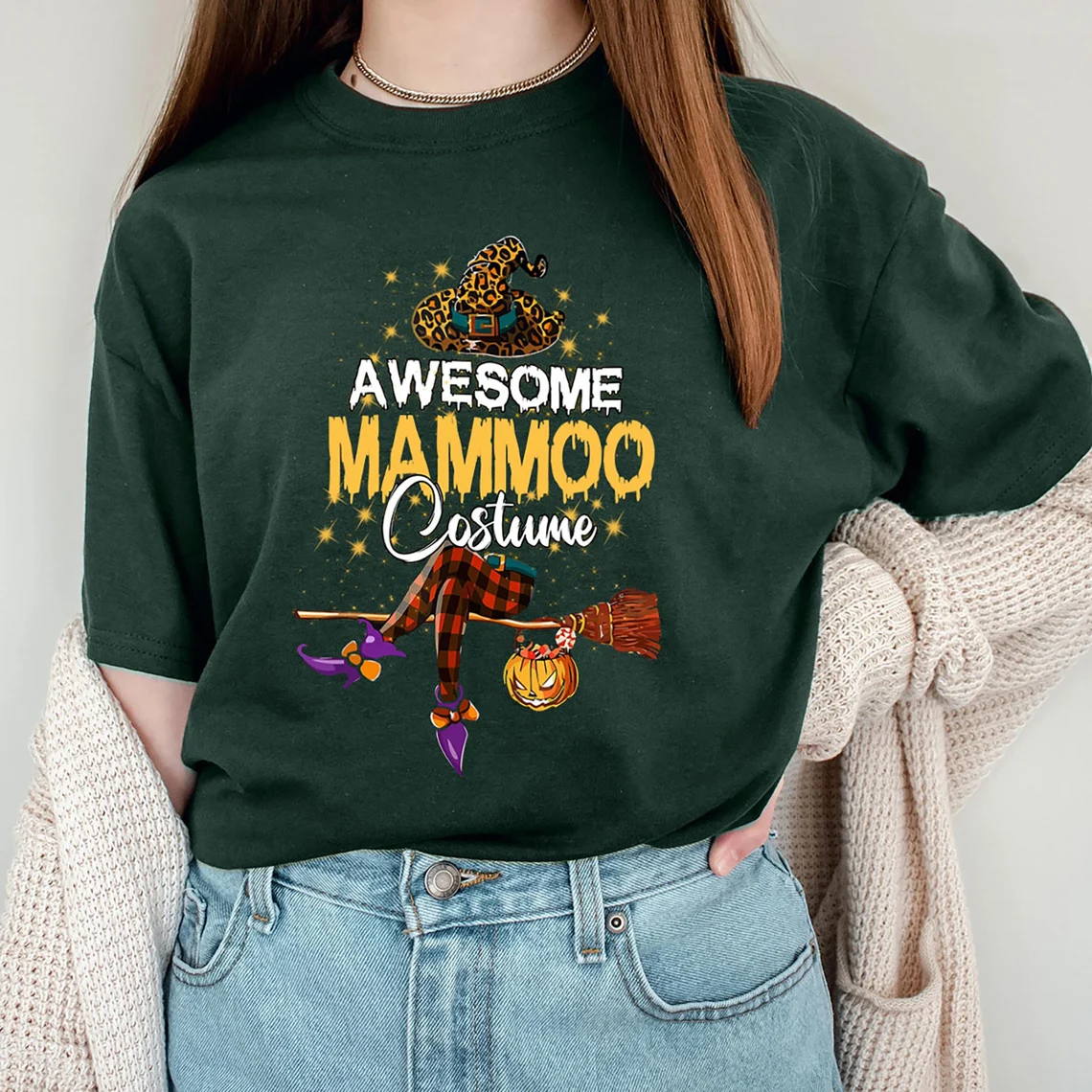 This Is My Awesome Mammoo Costume Art Halloween T-Shirt