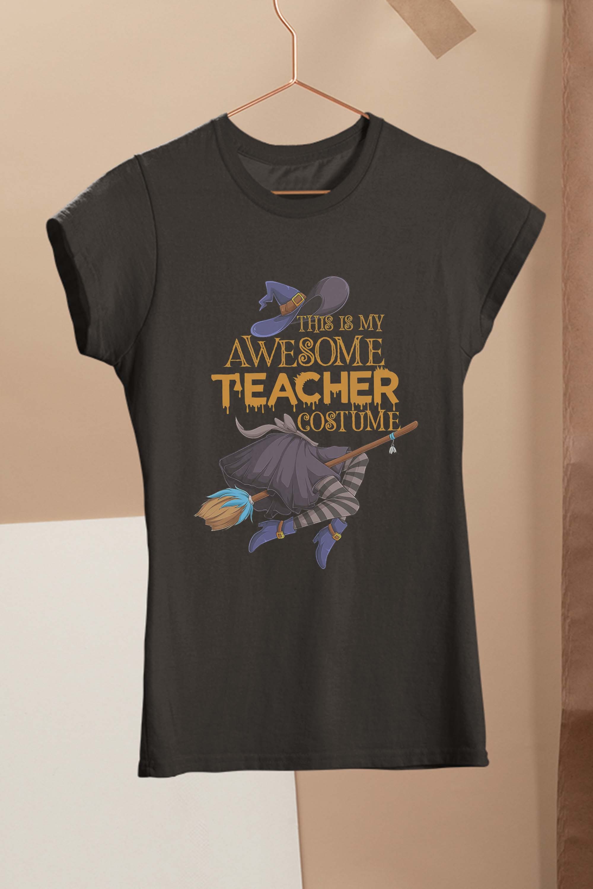 This Is My Awesome Teacher Costume Halloween Matching Group T-Shirt