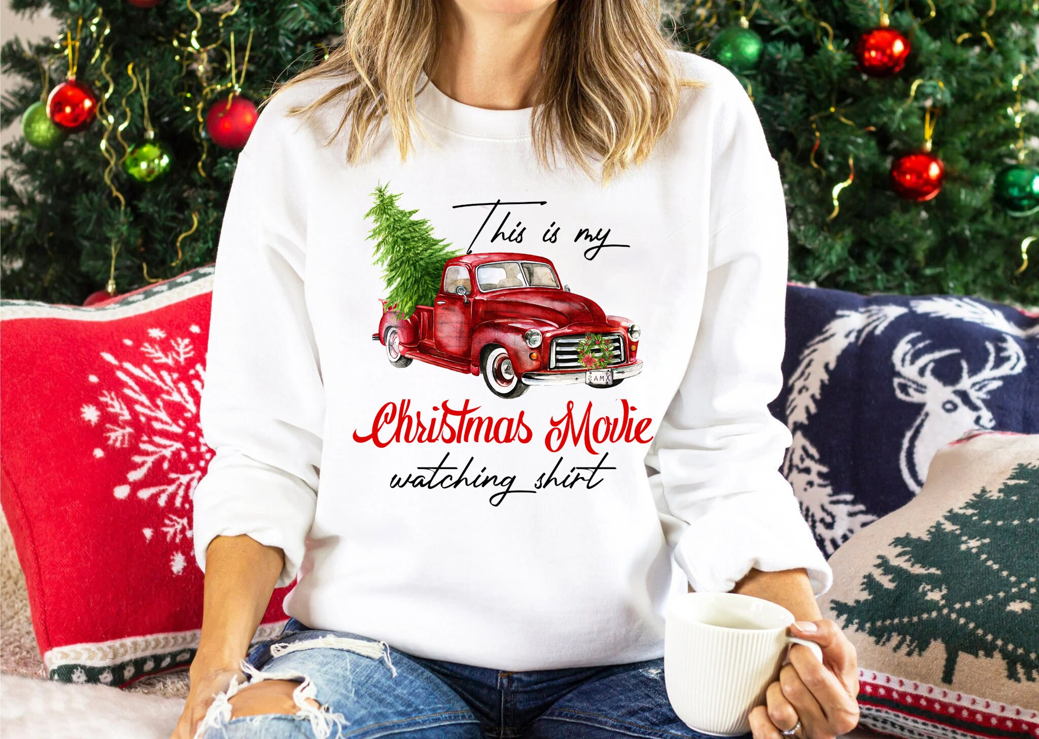 This Is My Christmas Movie Watching Sweatshirt