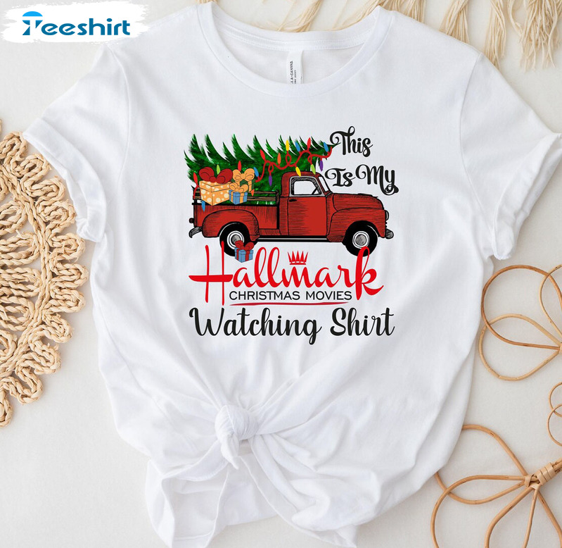 This Is My Hallmark Christmas Movie Watching Christmas Sweatshirt, Unisex Hoodie