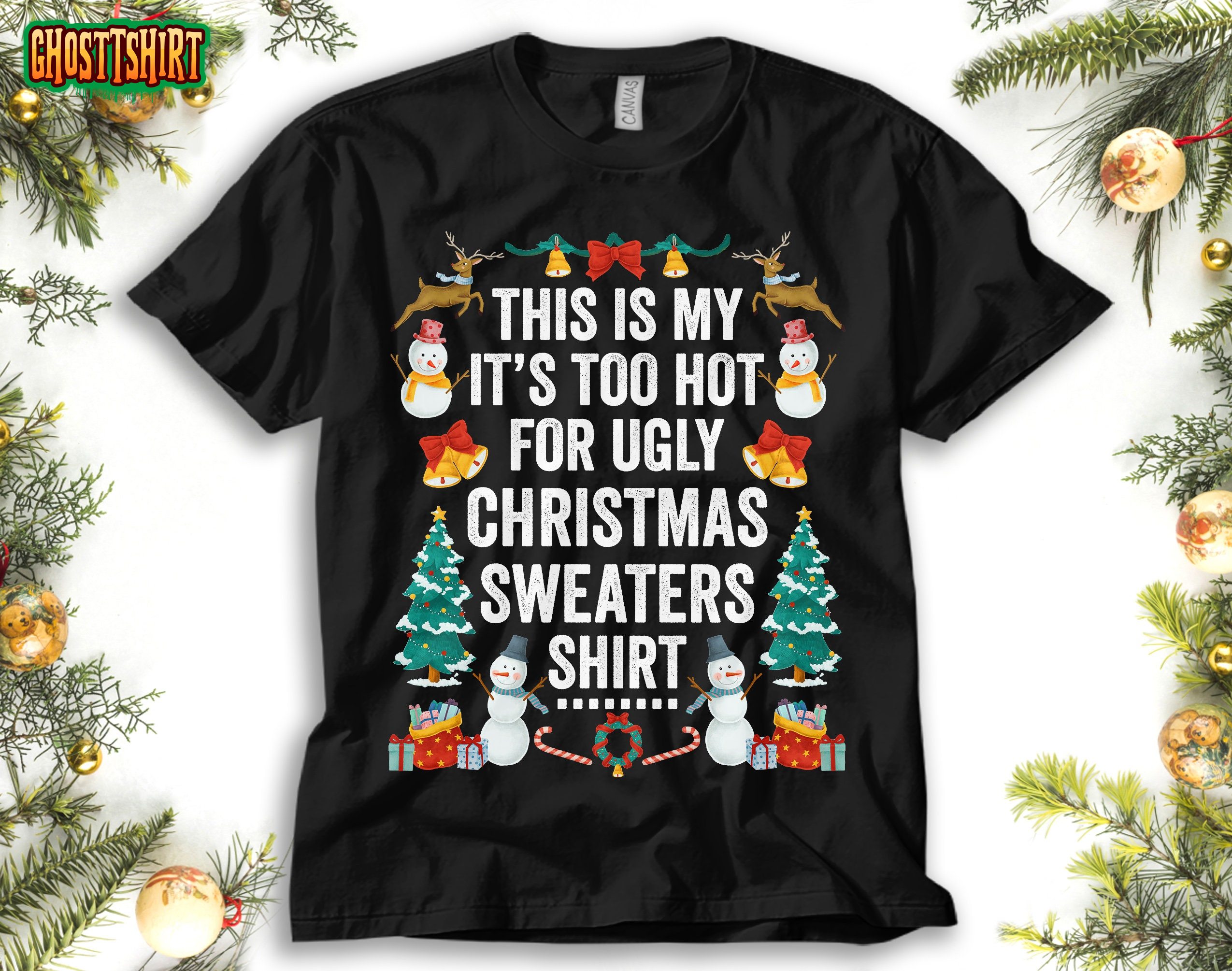 This Is My It’s Too Hot For Ugly Christmas Sweater Sweatshirt