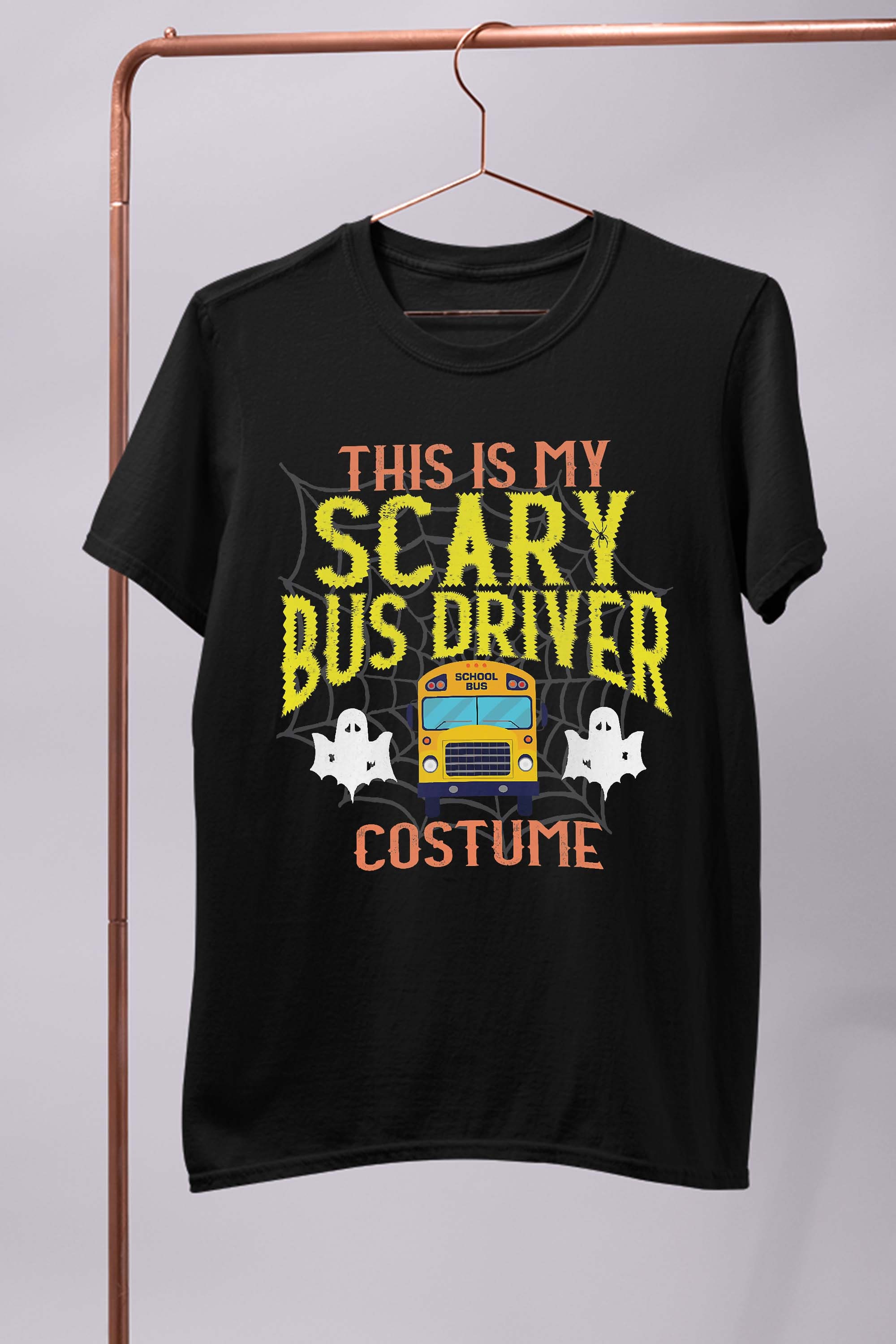 This Is My Scary Bus Driver Halloween Costume Gift T-shirt