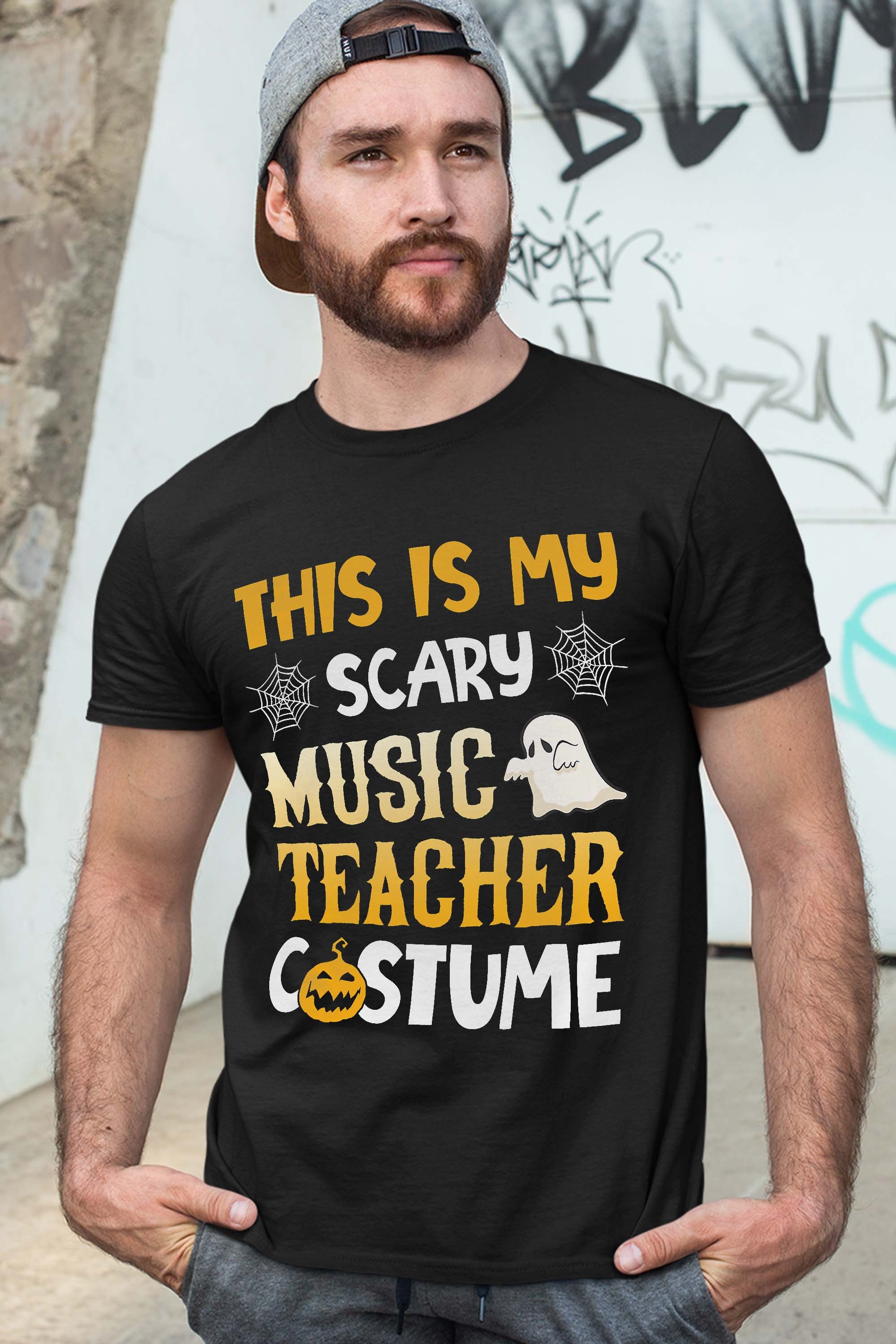 This Is My Scary Music Teacher Halloween Costumes Gifts Gift T-Shirt