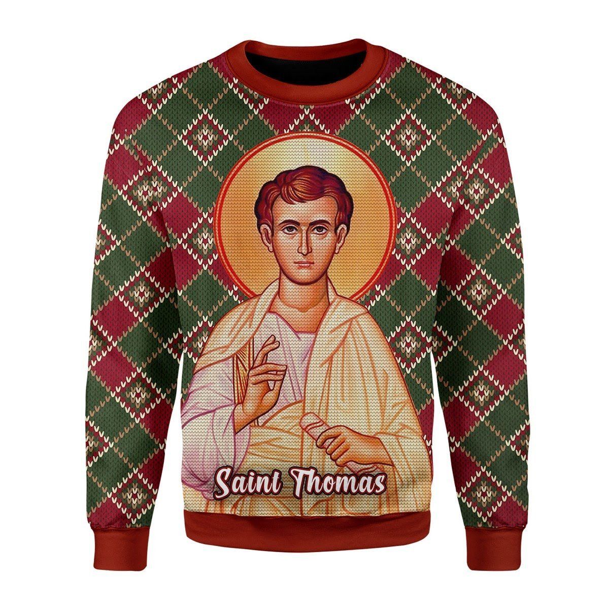 Thomas The Apostle Ugly Christmas Sweater | For Men & Women | Adult | US3635- Best Christmas Gifts 2023