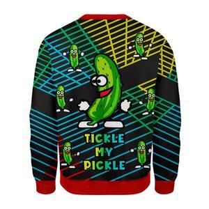 Tickle My Pickle Ugly Christmas Sweater | For Men & Women | Adult | US3333- Best Christmas Gifts 2023