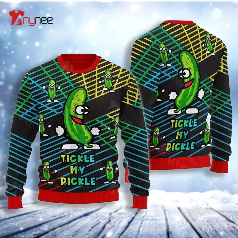 Tickle My Pickle Ugly Christmas Sweater- Best Christmas Gifts 2023