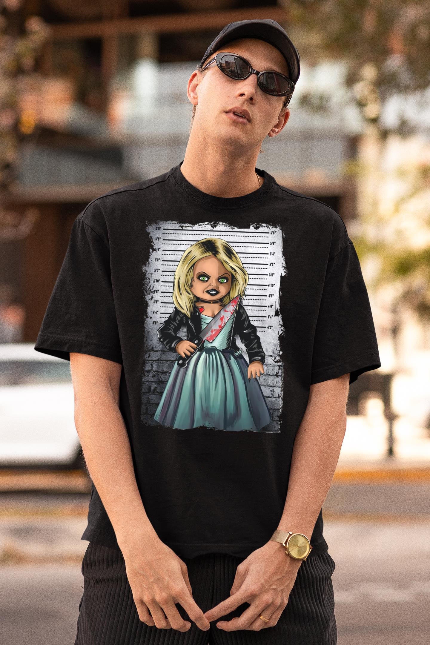 Tiffany Mugshot Halloween T-Shirt