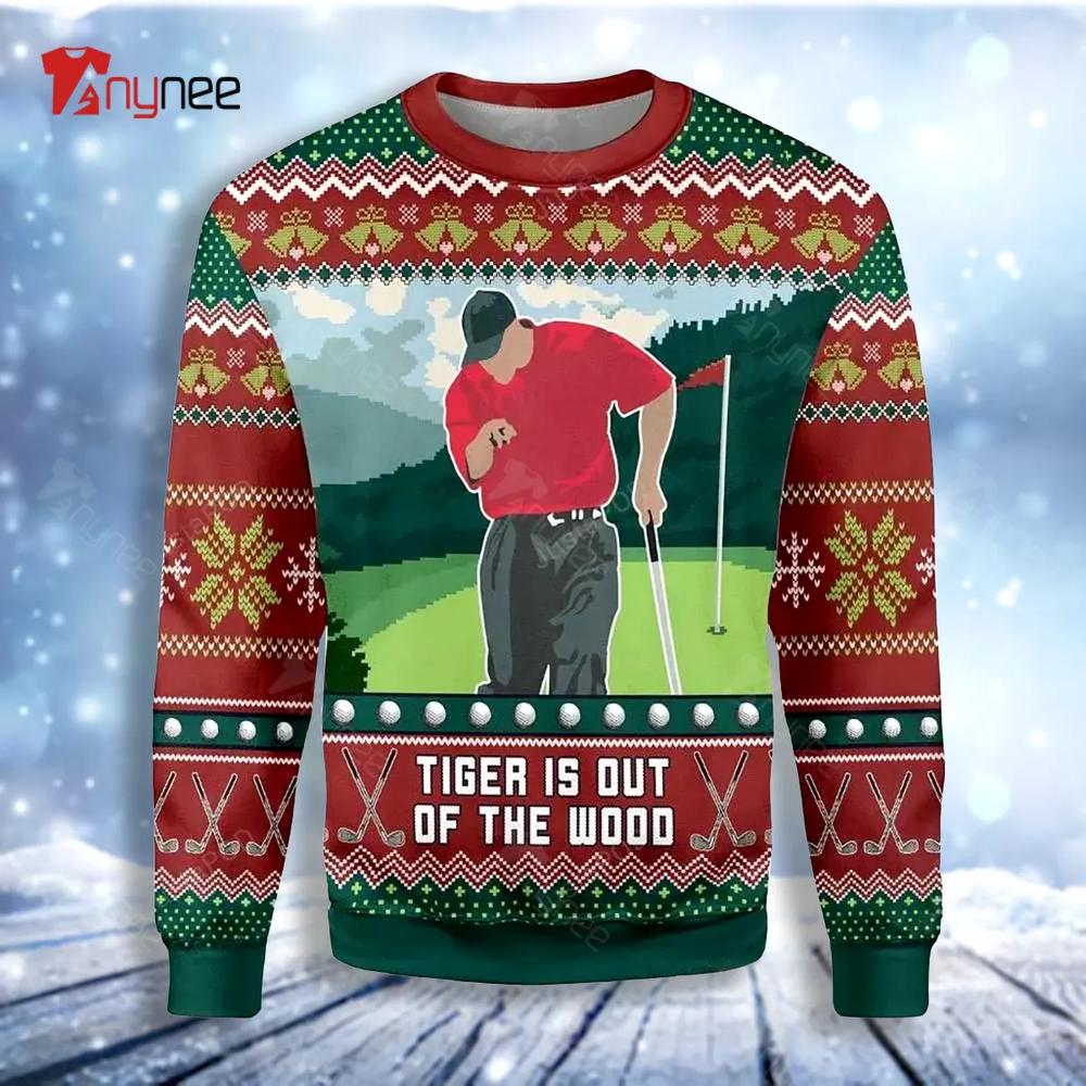 Tiger Is Out Of The Wood Ugly Christmas Sweater- Best Christmas Gifts 2023