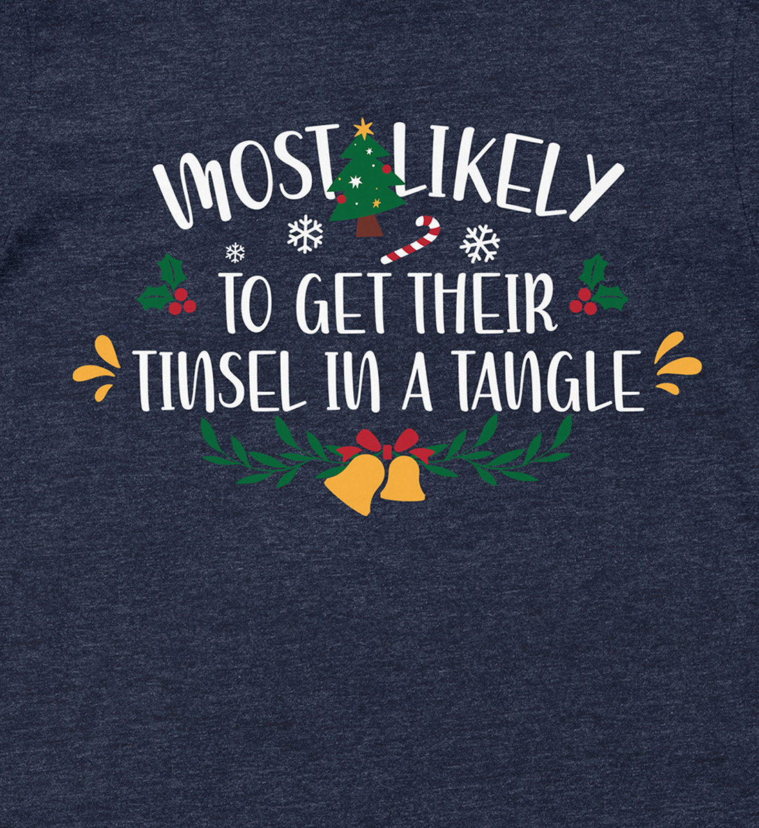 Tinsel Tangle Fun Christmas Shirt