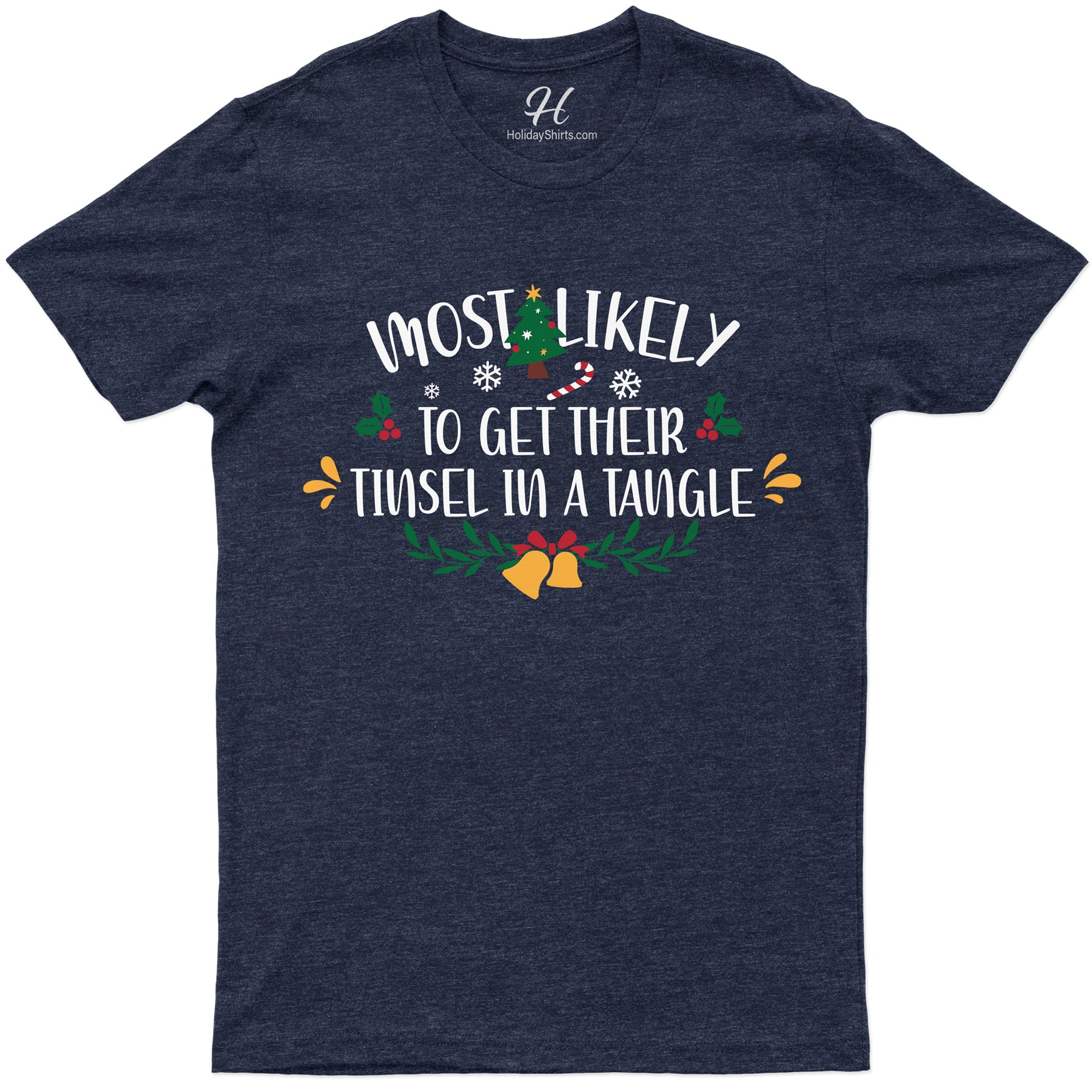 Tinsel Tangle Fun Christmas Shirt