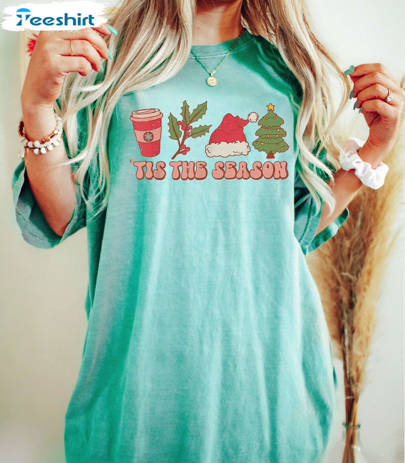 Tis The Damn Season Shirt – Christmas Time Sweater Long Sleeve