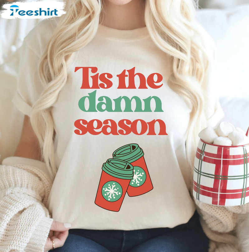 Tis The Damn Season Shirt – Midnights Christmas Unisex T-shirt Crewneck