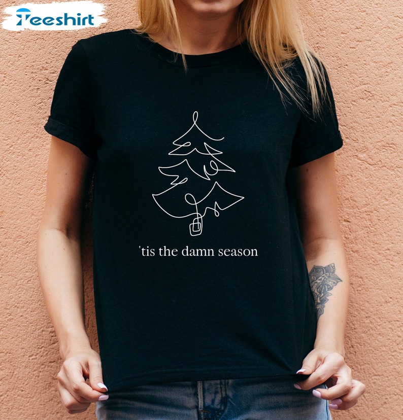 Tis The Damn Season Shirt – Swiftie Christmas Crewneck Unisex Hoodie