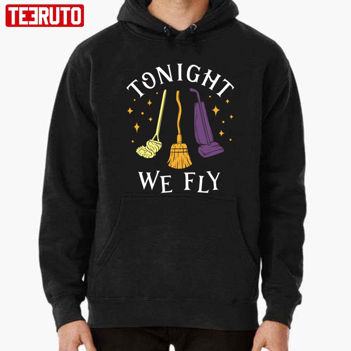 Tonight We Fly Witch Sisters Quote Halloween Unisex T-Shirt