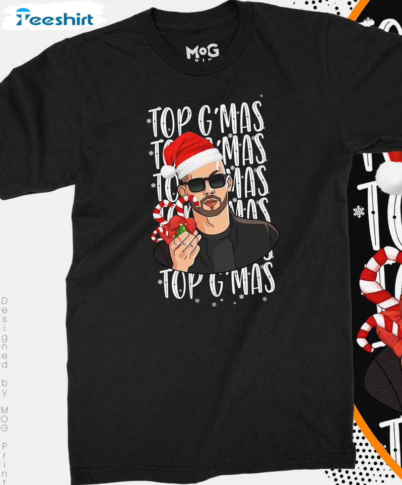 Top G Mas Christmas Shirt, Hustlers University Unisex T-shirt Crewneck