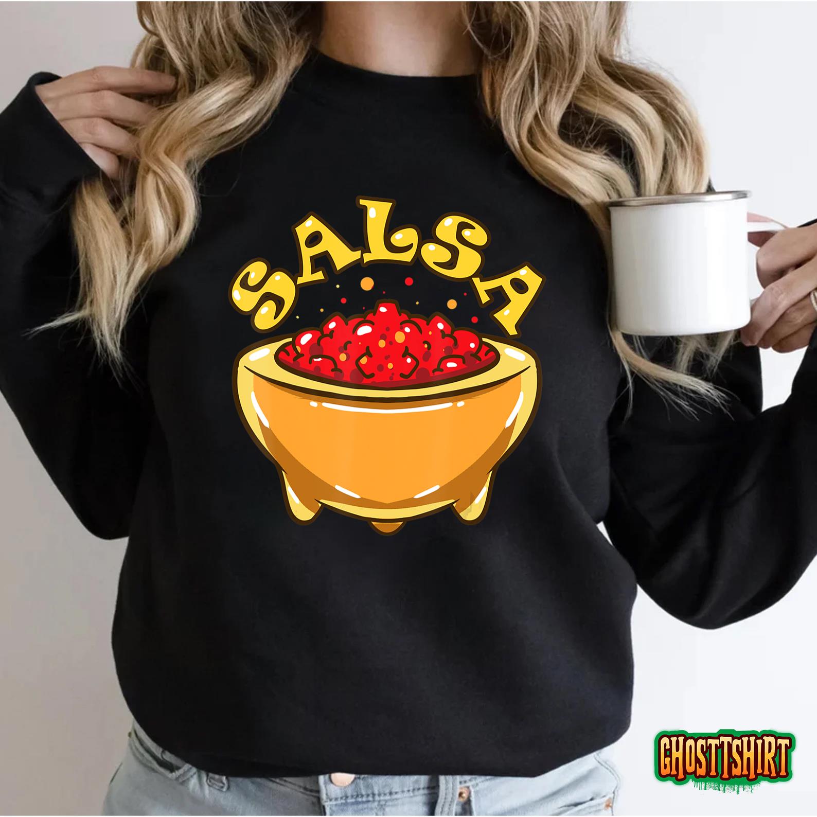 Tortilla Chips and Salsa Funny Matching Halloween Costumes T-Shirt