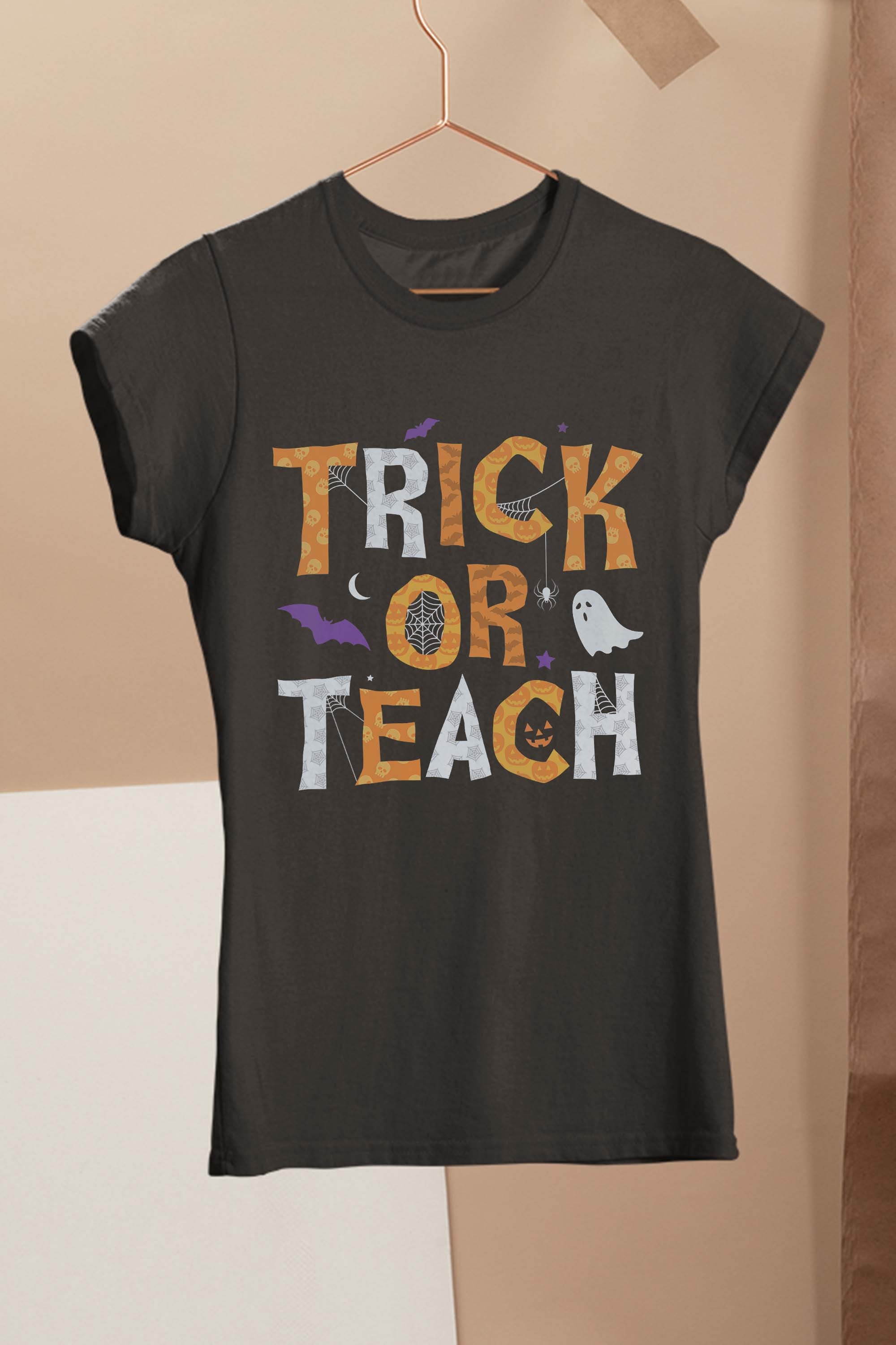 Trick Or Teach Teacher Halloween TShirt