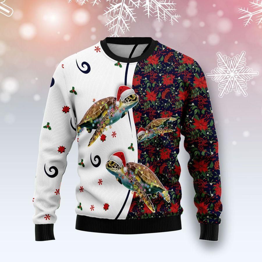 Turtle Ugly Christmas Sweater | For Men & Women | Adult | US1409- Best Christmas Gifts 2023