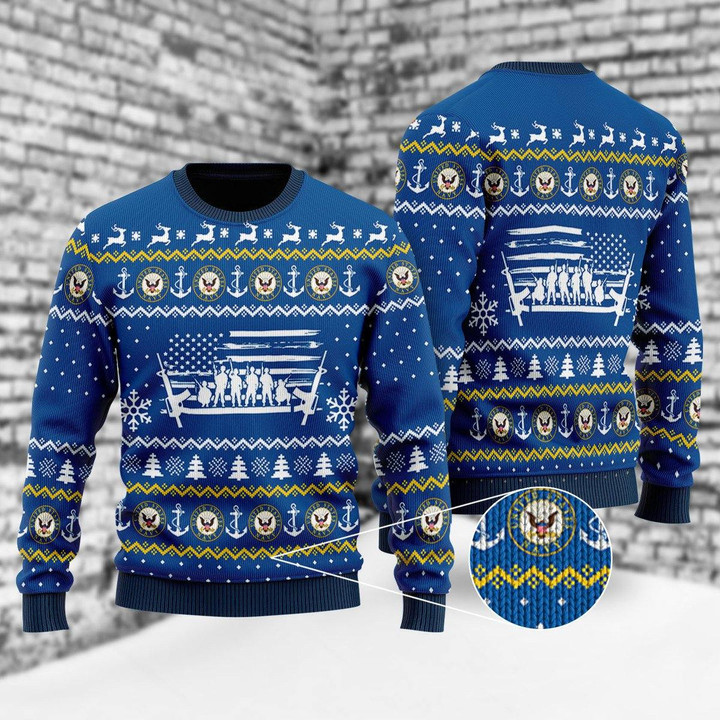 U.S Navy Ugly Christmas Sweater – Best Christmas Gifts 2023