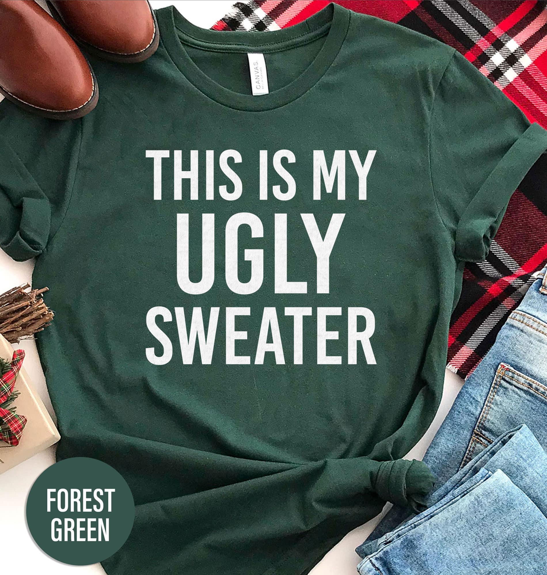 “UGLY Sweater” Festive Christmas Shirt