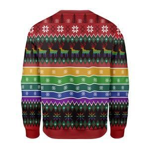 Unicorn LGBT Pew Pew Ugly Christmas Sweater | For Men & Women | Adult | US3845- Best Christmas Gifts 2023