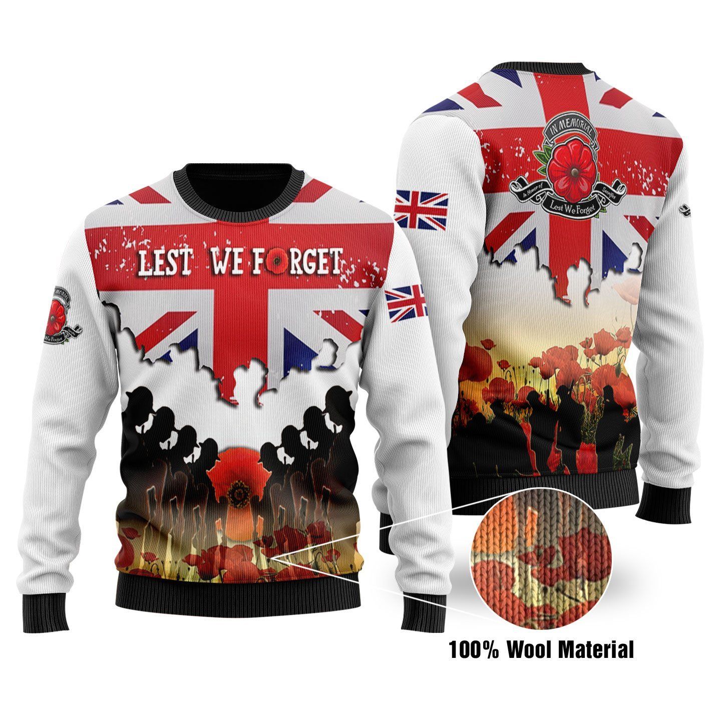 United Kingdom Veterans Ugly Christmas Sweater | For Men & Women | Adult | US1678- Best Christmas Gifts 2023