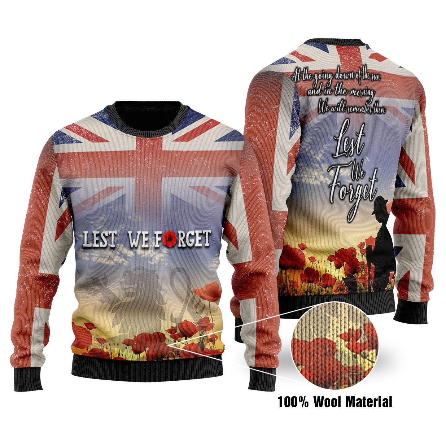 United Kingdom Veterans Ugly Christmas Sweater | For Men & Women | Adult | US1679- Best Christmas Gifts 2023