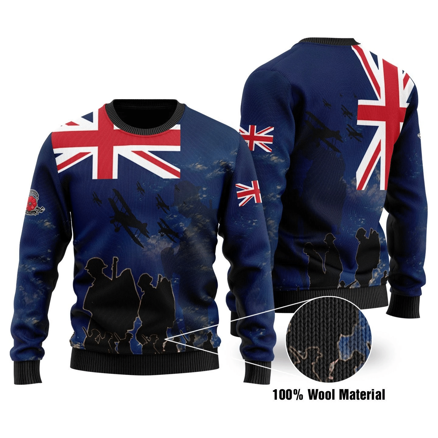 United Kingdom Veterans Ugly Christmas Sweater | For Men & Women | Adult | US1681- Best Christmas Gifts 2023