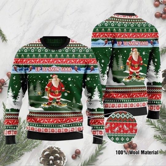 Up To Snow Good Ugly Christmas Sweater | For Men & Women | Adult | US1225- Best Christmas Gifts 2023