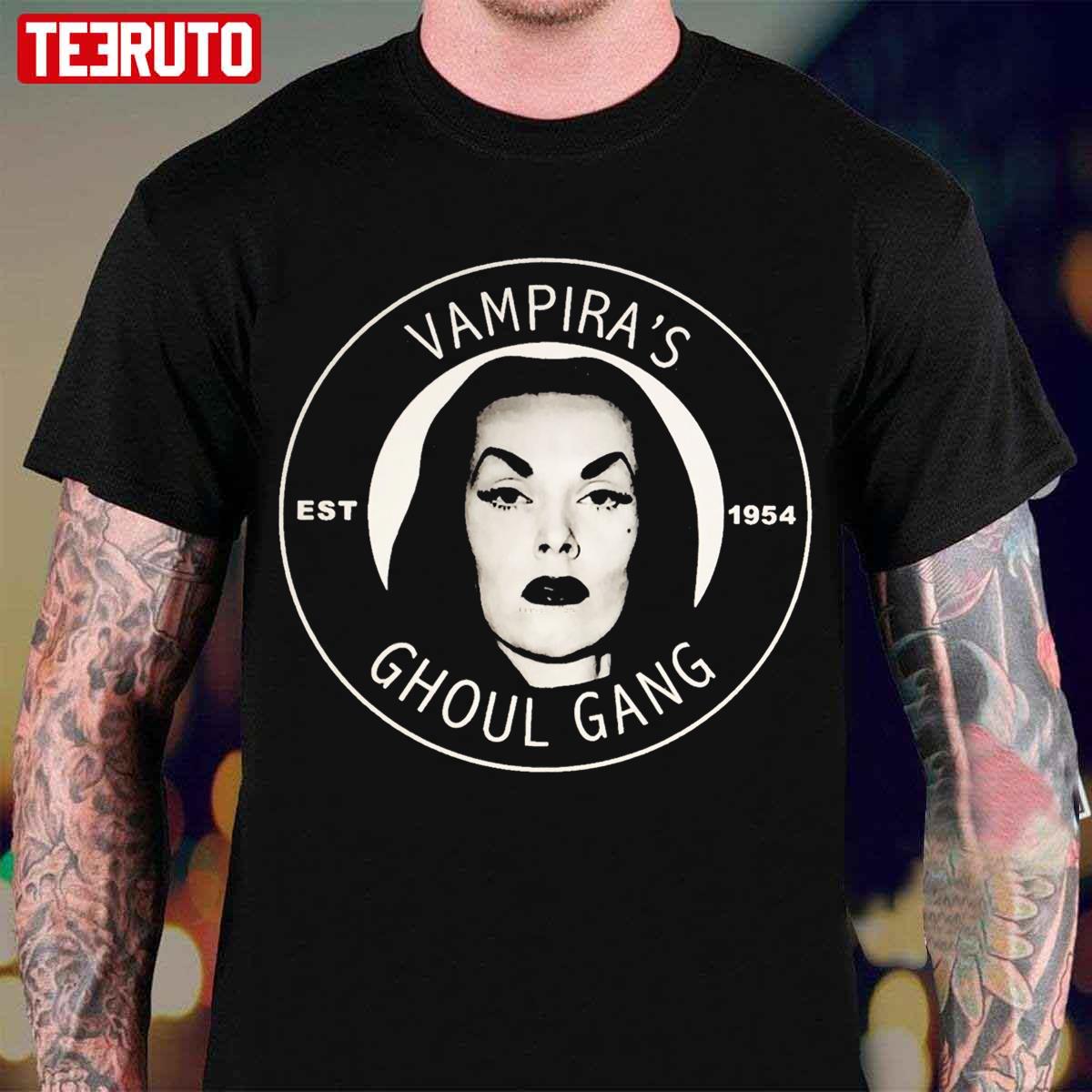 Vampira’s Ghoul Gang Halloween Unisex T-Shirt