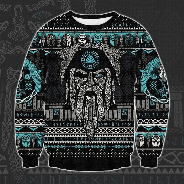 Viking Odin Ugly Christmas Sweater | For Men & Women | Adult | US1940- Best Christmas Gifts 2023