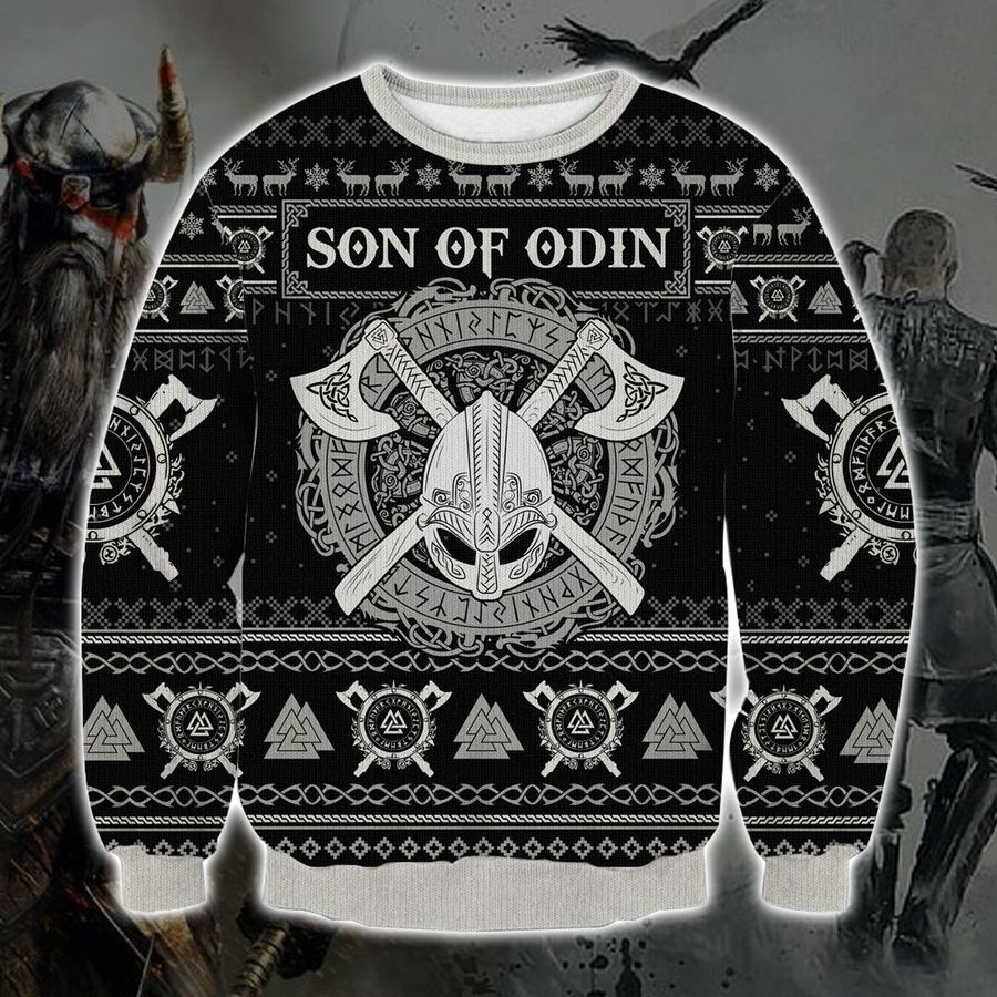 Viking Son Of Odin Ugly Christmas Sweater | For Men & Women | Adult | US1969- Best Christmas Gifts 2023