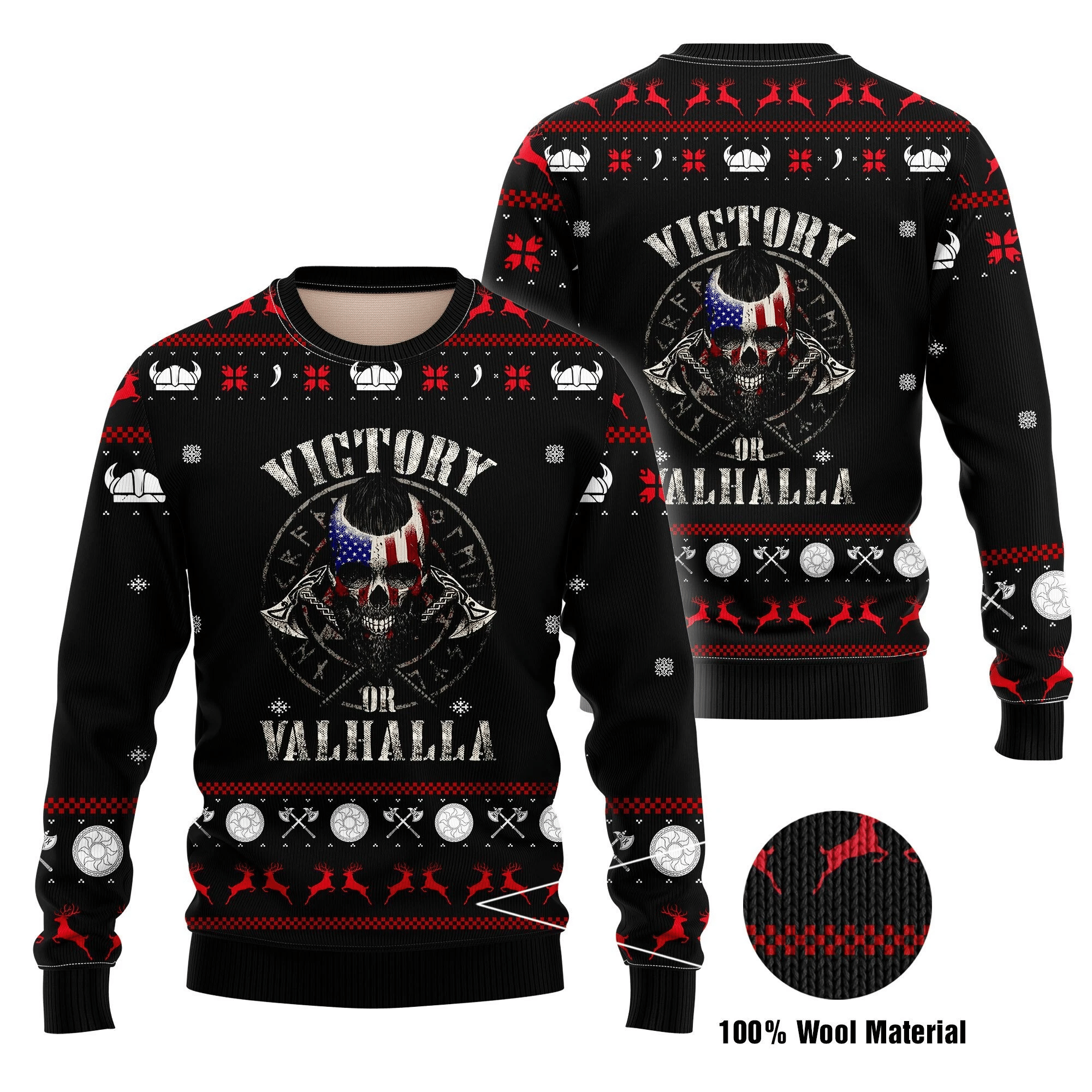 Viking Ugly Christmas Sweater | For Men & Women | Adult | US1722- Best Christmas Gifts 2023