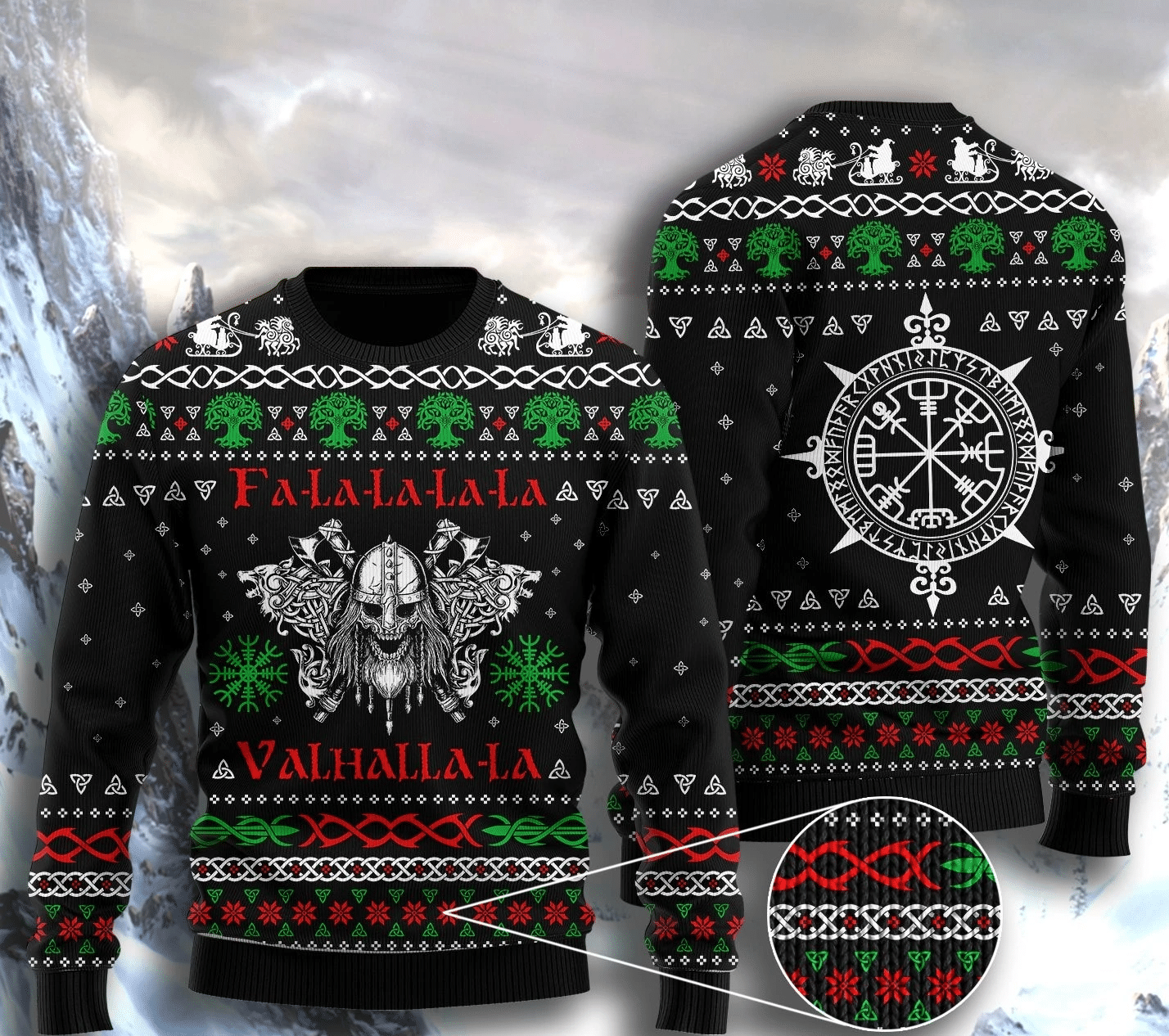 Viking Ugly Christmas Sweater | For Men & Women | Adult | US3035- Best Christmas Gifts 2023