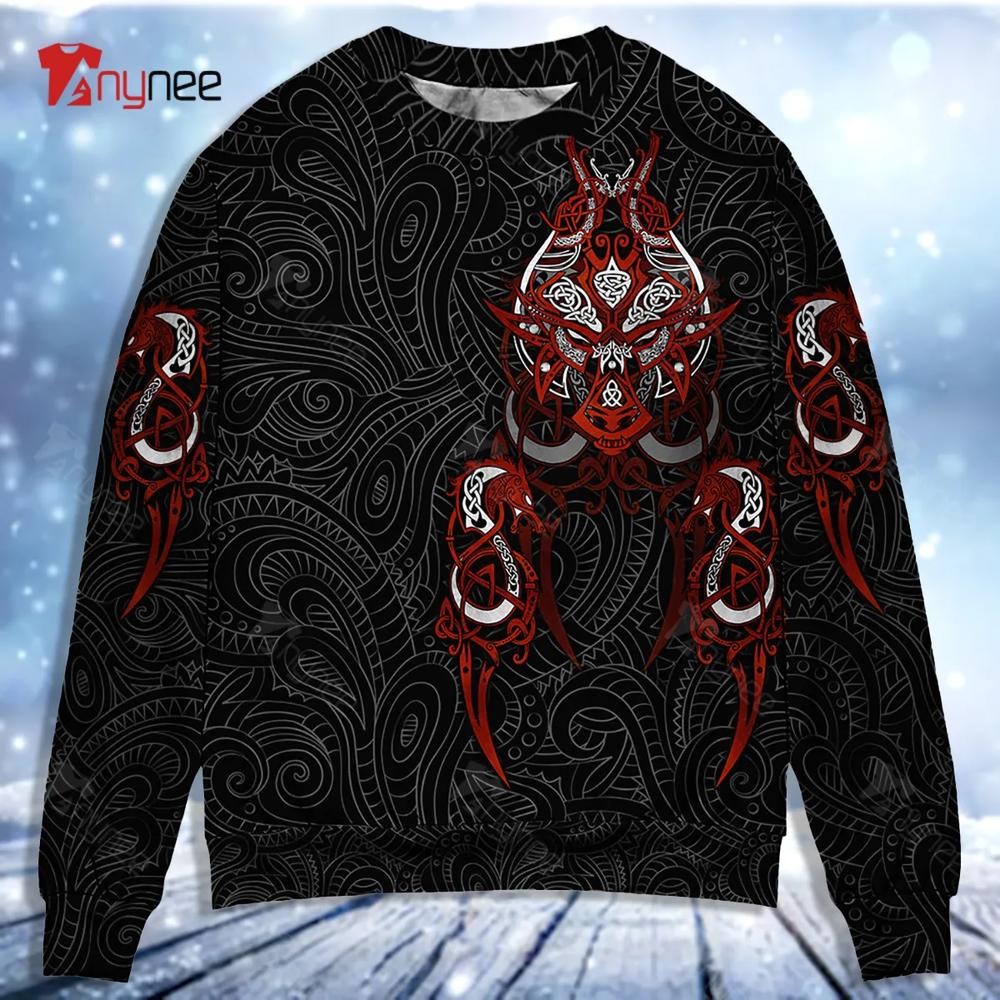 Viking Victory Life Style Cool Pattern Ugly Christmas Sweater- Best Christmas Gifts 2023