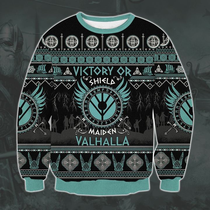 Viking Victory Ugly Christmas Sweater | For Men & Women | Adult | US1944- Best Christmas Gifts 2023