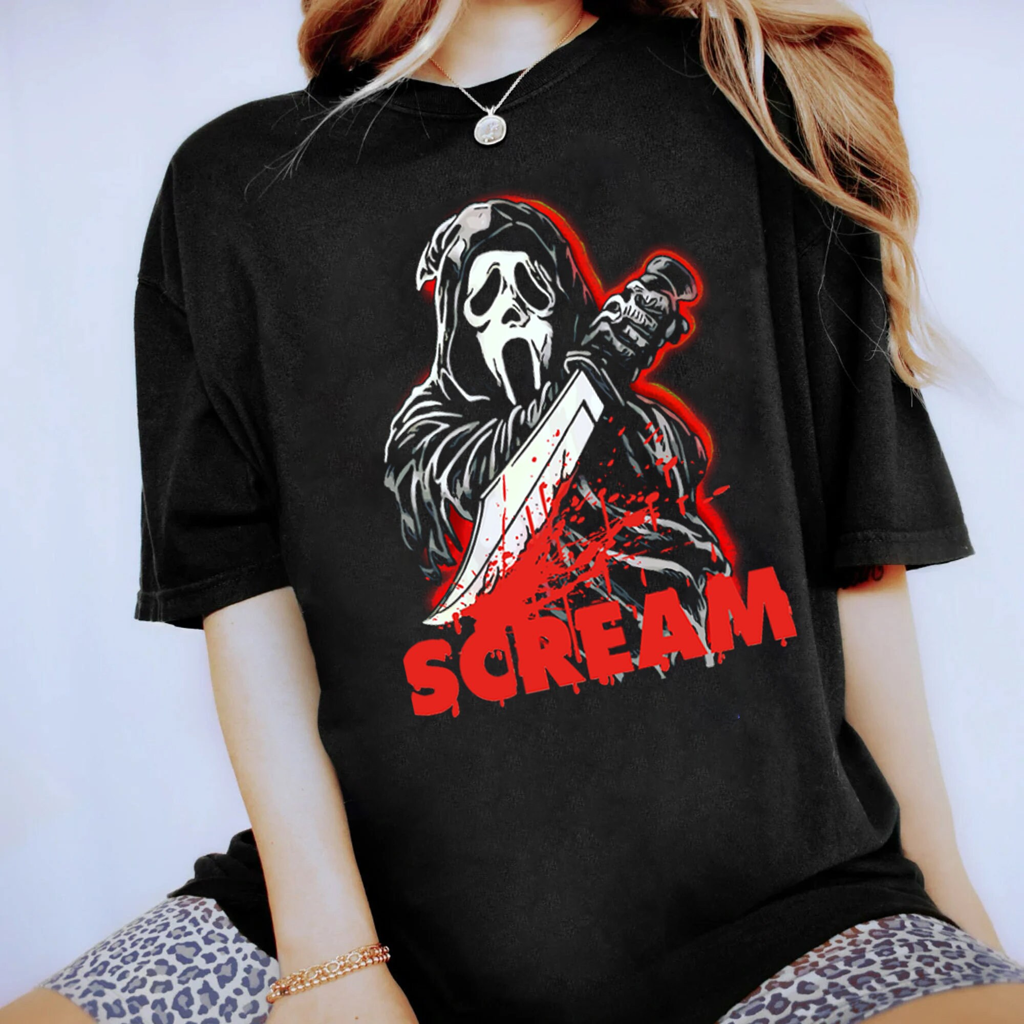 Vintage Ghostface Scream Sweatshirt