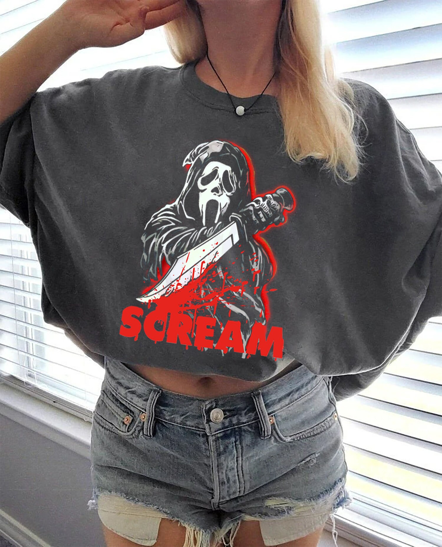 Vintage Ghostface Scream Sweatshirt