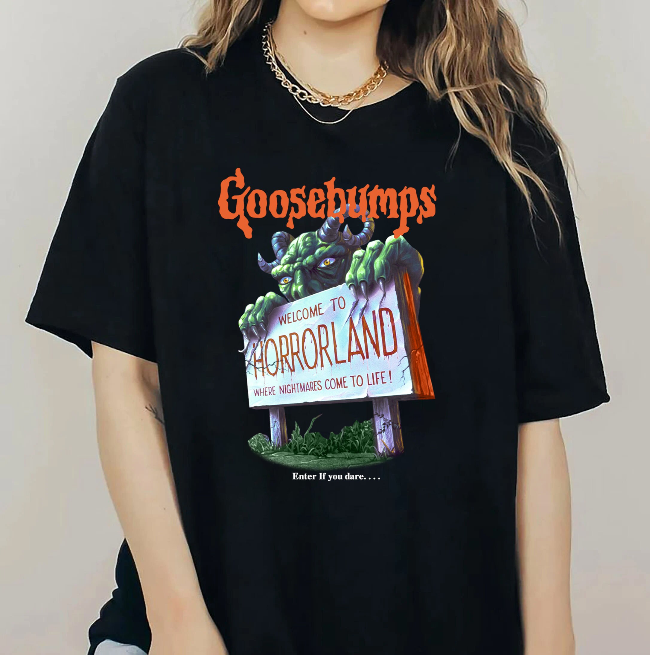 Vintage Goosebump Welcome To Horrorland Sweatshirt