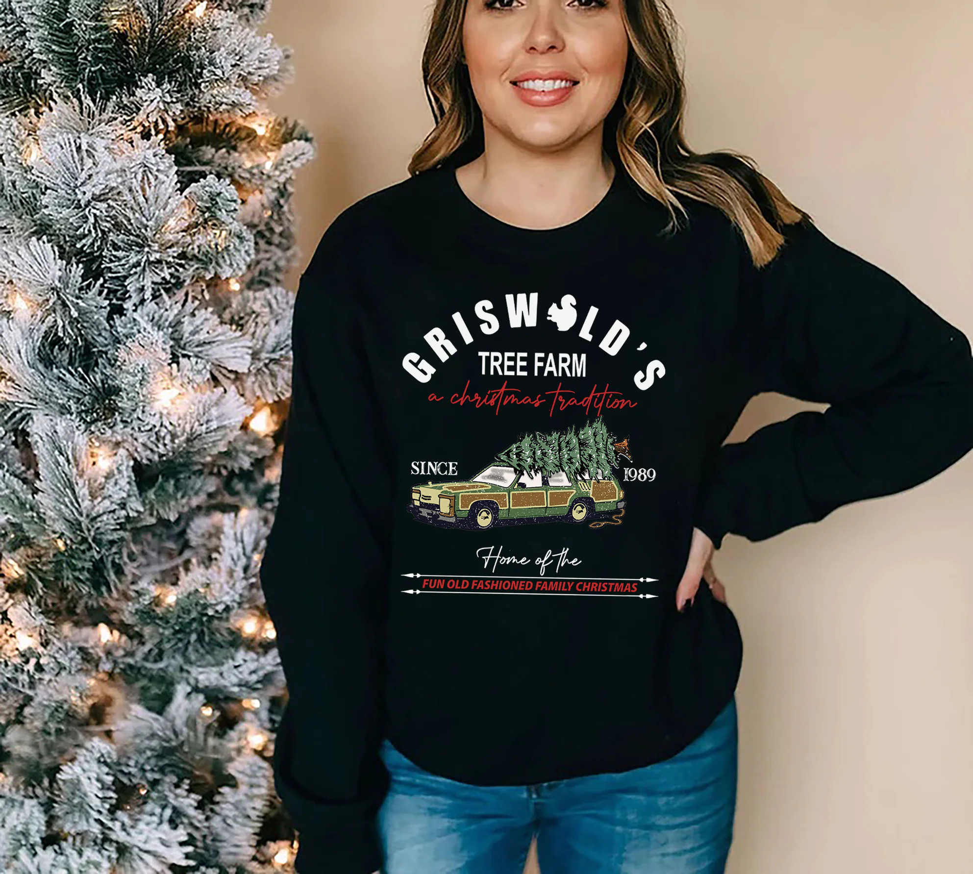 Vintage Griswold’s Christmas Fun Old Fashioned Family Christmas Sweatshirt